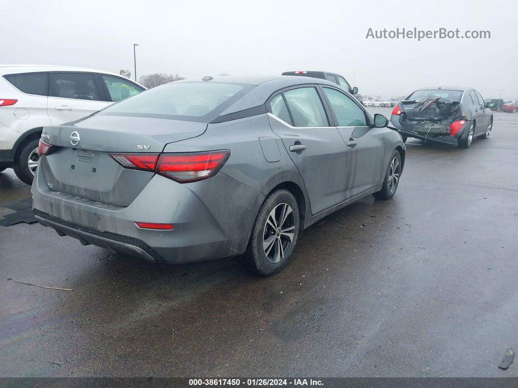 2021 Nissan Sentra Sv Xtronic Cvt Серый vin: 3N1AB8CV3MY237102