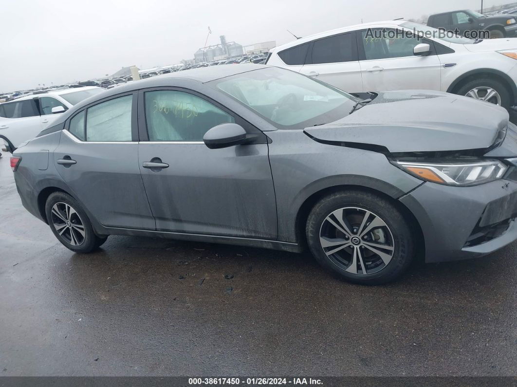 2021 Nissan Sentra Sv Xtronic Cvt Gray vin: 3N1AB8CV3MY237102