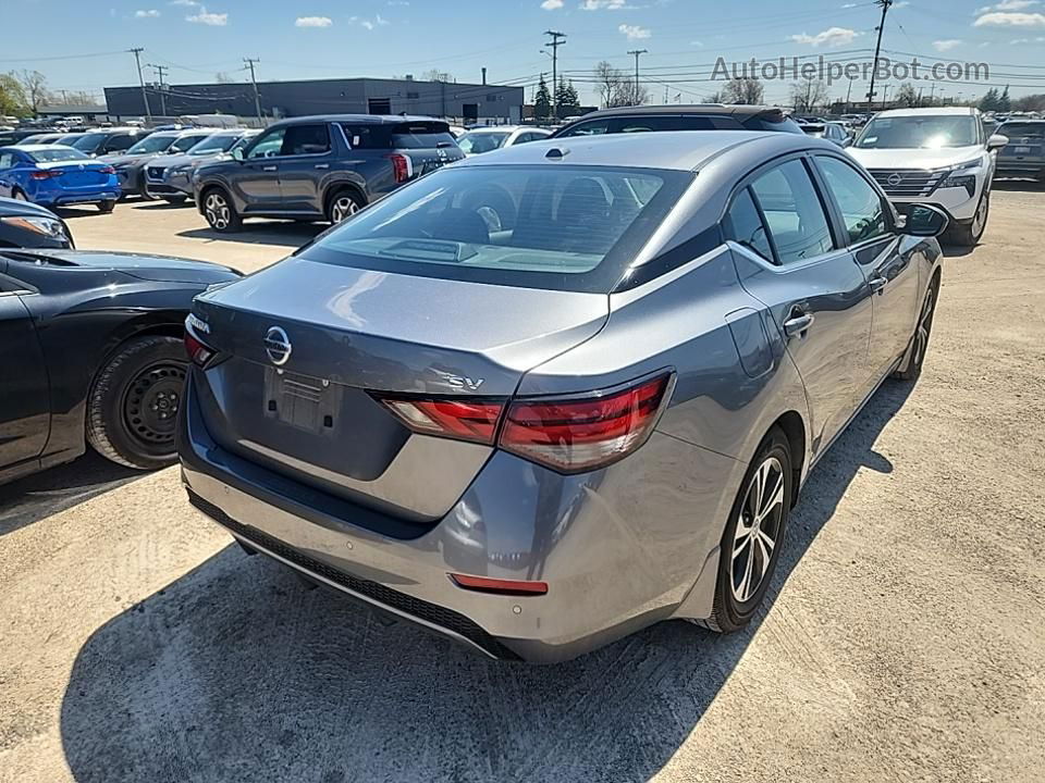 2021 Nissan Sentra Sv Gray vin: 3N1AB8CV3MY242719