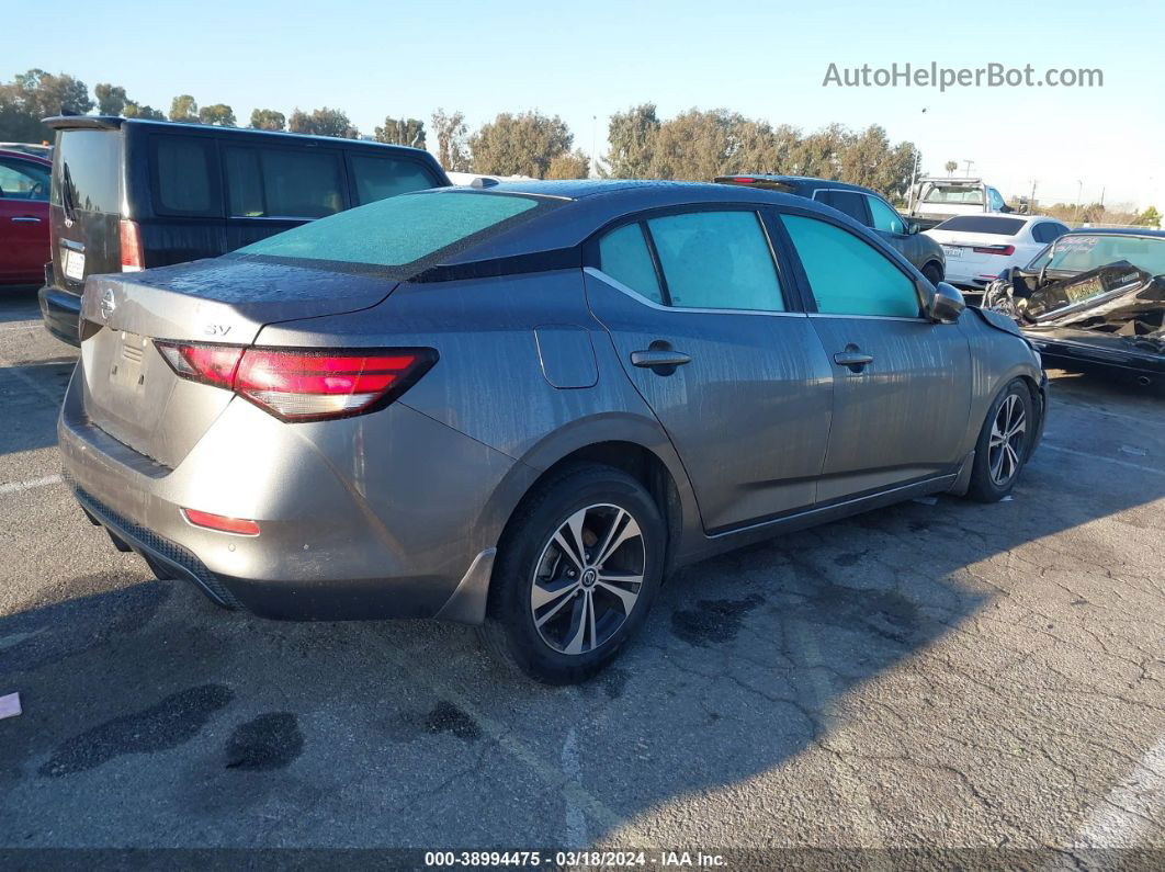 2021 Nissan Sentra Sv Xtronic Cvt Gray vin: 3N1AB8CV3MY246009