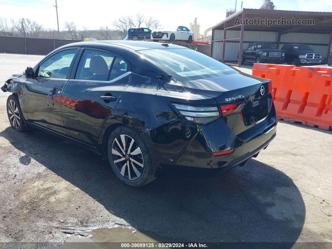 2021 Nissan Sentra Sv Xtronic Cvt Черный vin: 3N1AB8CV3MY315183