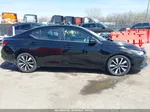 2021 Nissan Sentra Sv Xtronic Cvt Black vin: 3N1AB8CV3MY315183