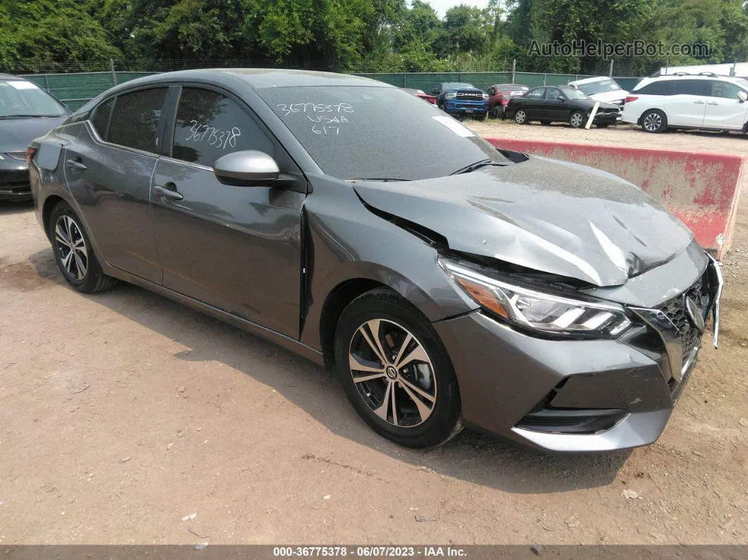 2023 Nissan Sentra Sv Gray vin: 3N1AB8CV3PY225133