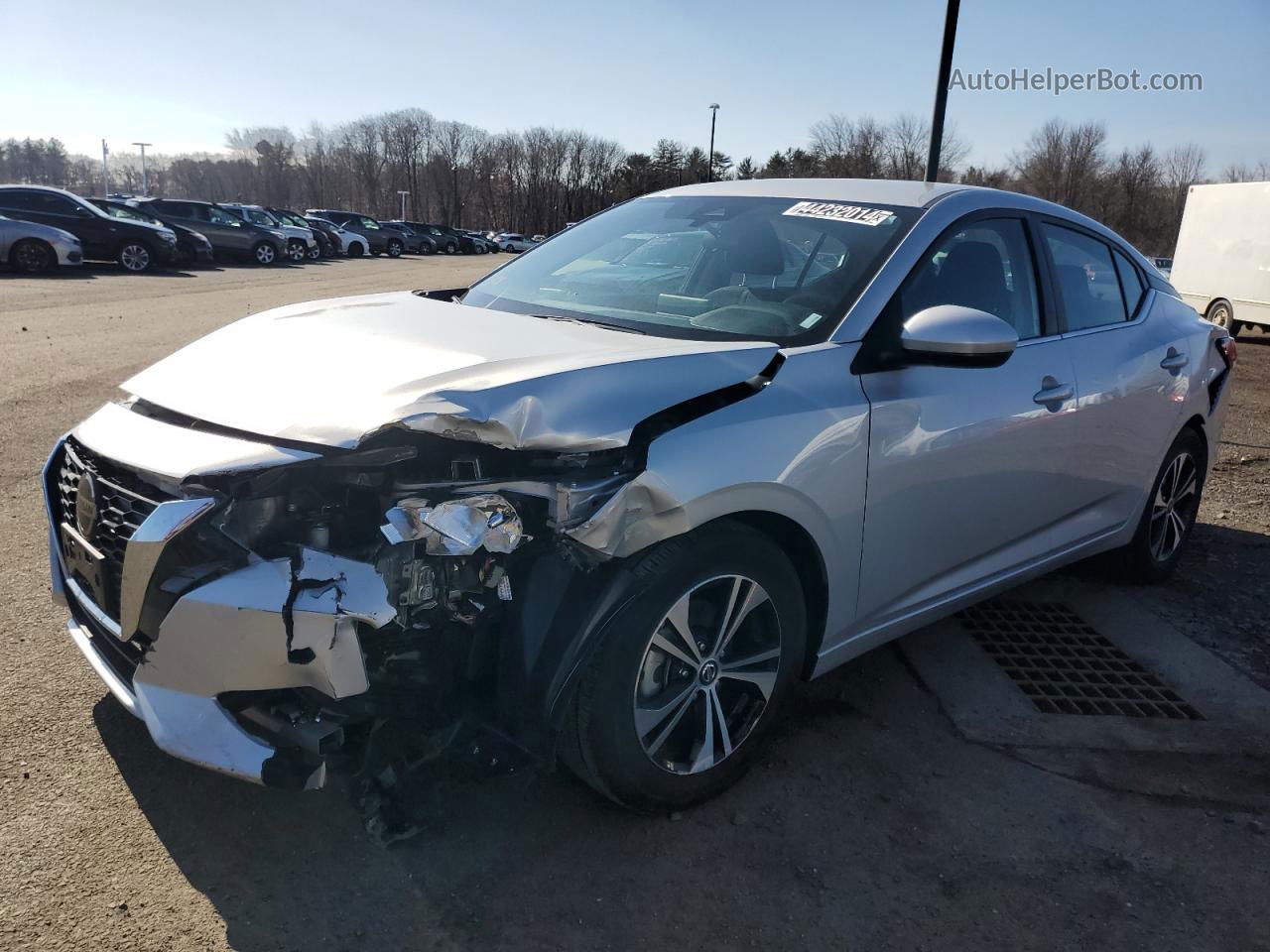 2023 Nissan Sentra Sv Silver vin: 3N1AB8CV3PY314989