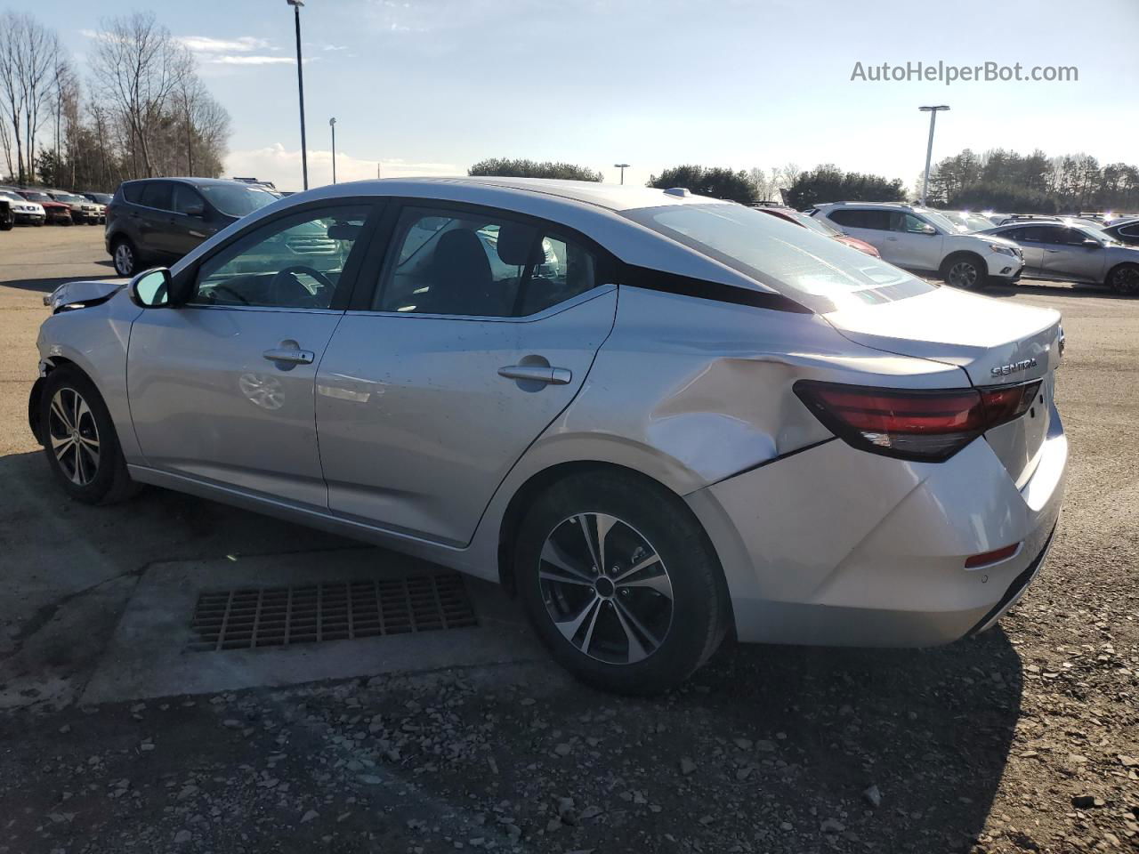 2023 Nissan Sentra Sv Silver vin: 3N1AB8CV3PY314989