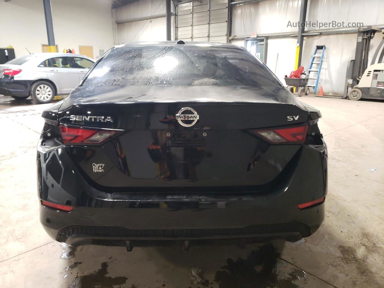 2020 Nissan Sentra Sv Black vin: 3N1AB8CV4LY245577