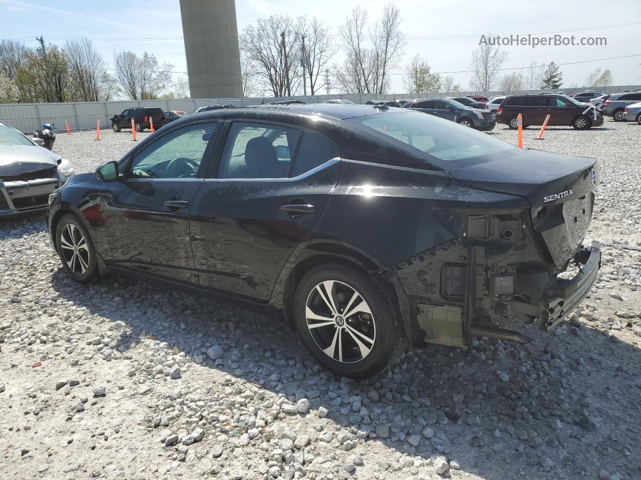 2020 Nissan Sentra Sv Black vin: 3N1AB8CV4LY246406