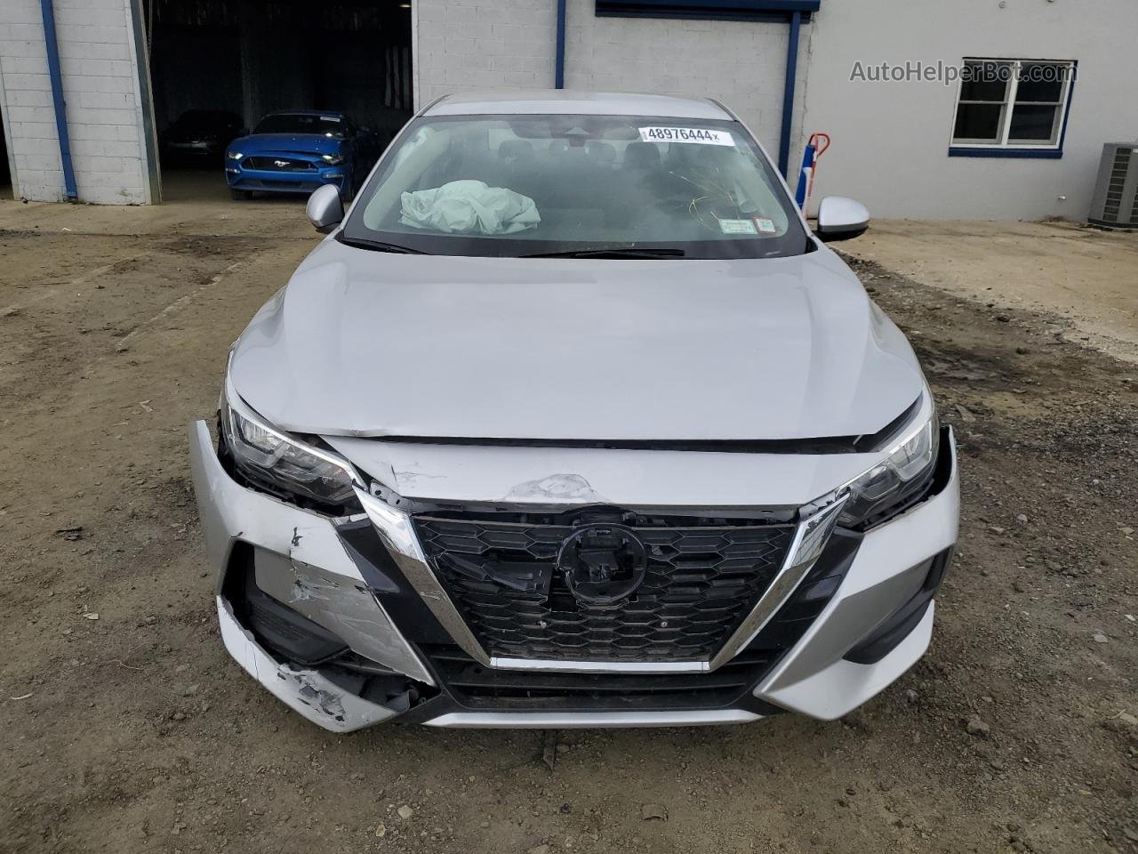 2020 Nissan Sentra Sv Silver vin: 3N1AB8CV4LY280359