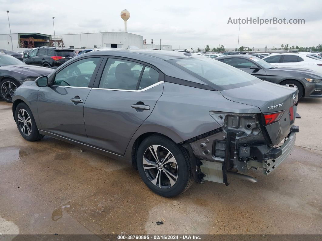 2021 Nissan Sentra Sv Xtronic Cvt Gray vin: 3N1AB8CV4MY243099