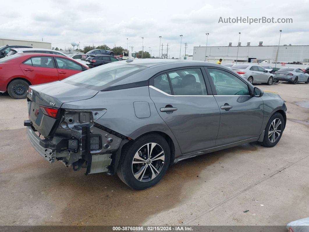 2021 Nissan Sentra Sv Xtronic Cvt Gray vin: 3N1AB8CV4MY243099