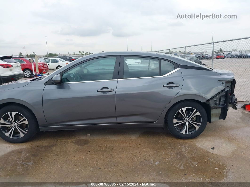 2021 Nissan Sentra Sv Xtronic Cvt Gray vin: 3N1AB8CV4MY243099