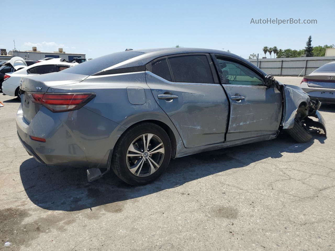 2021 Nissan Sentra Sv Charcoal vin: 3N1AB8CV4MY256208