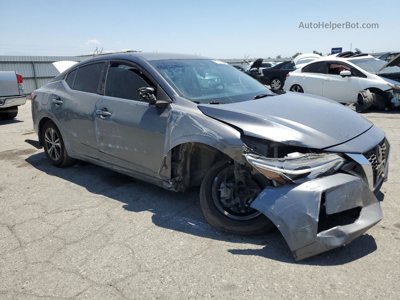 2021 Nissan Sentra Sv Charcoal vin: 3N1AB8CV4MY256208