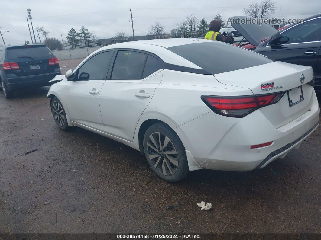 2021 Nissan Sentra Sv Xtronic Cvt Белый vin: 3N1AB8CV4MY314236