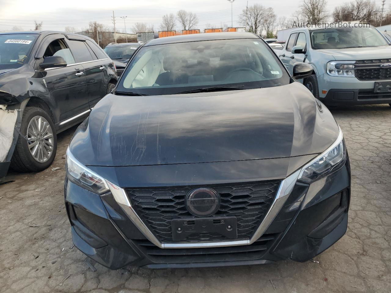 2023 Nissan Sentra Sv Черный vin: 3N1AB8CV4PY275975