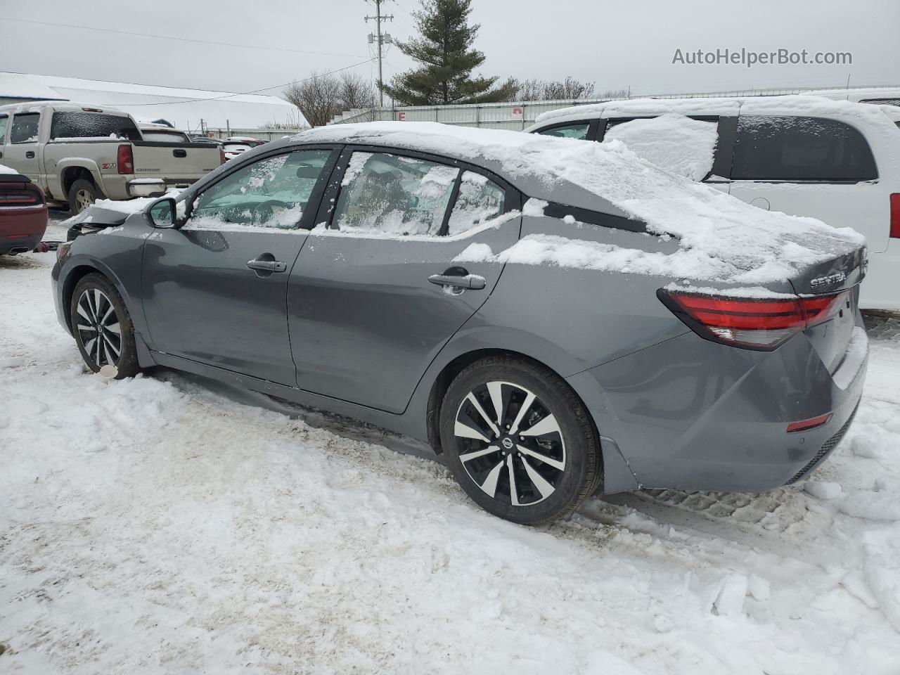 2023 Nissan Sentra Sv Серый vin: 3N1AB8CV4PY310823