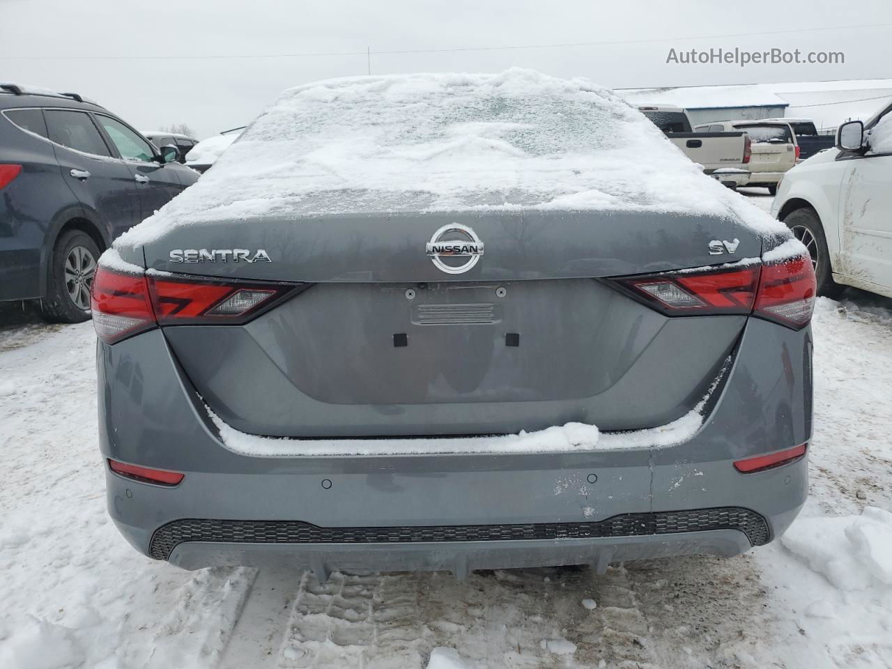 2023 Nissan Sentra Sv Серый vin: 3N1AB8CV4PY310823