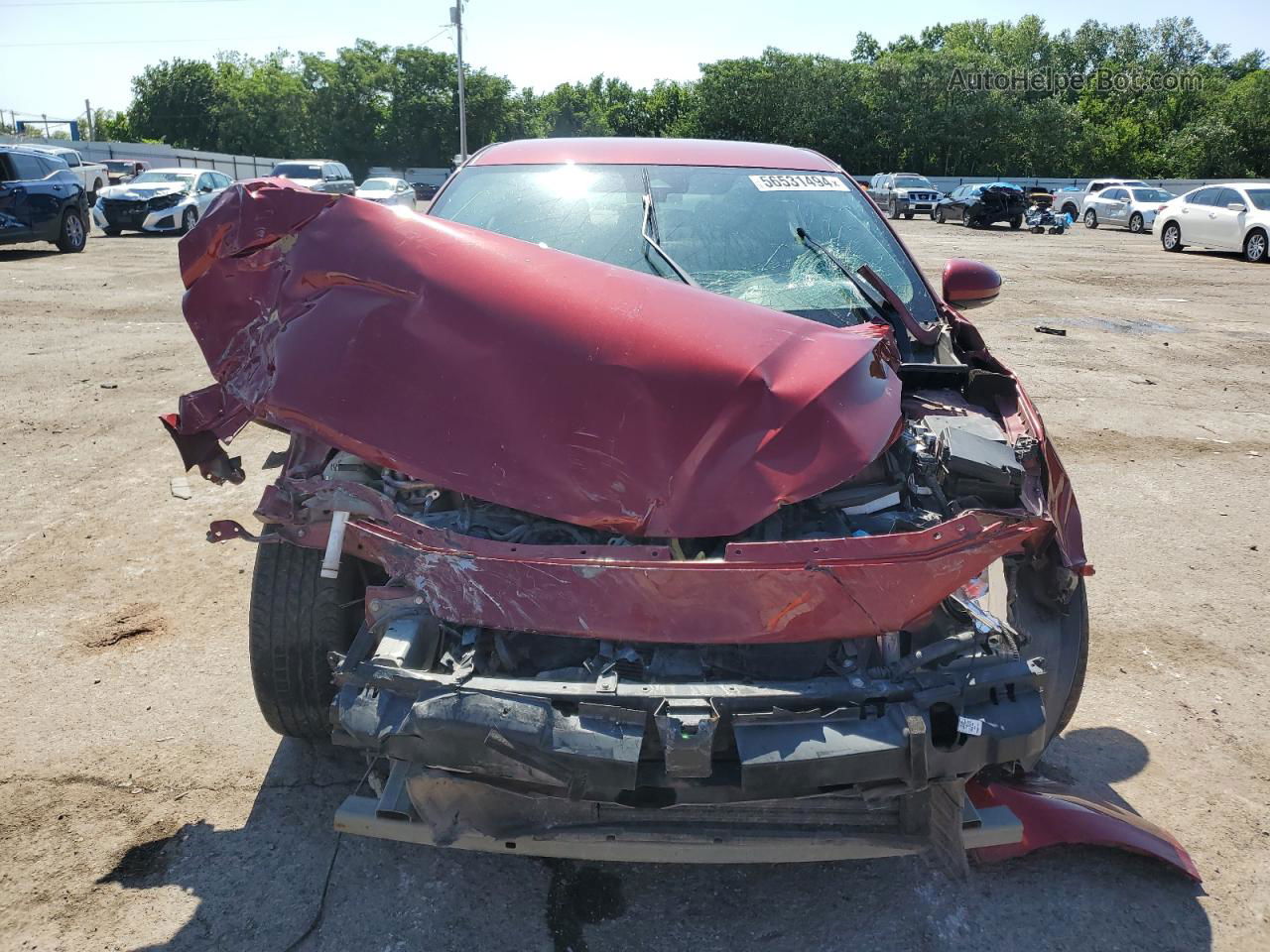 2020 Nissan Sentra Sv Red vin: 3N1AB8CV5LY221496