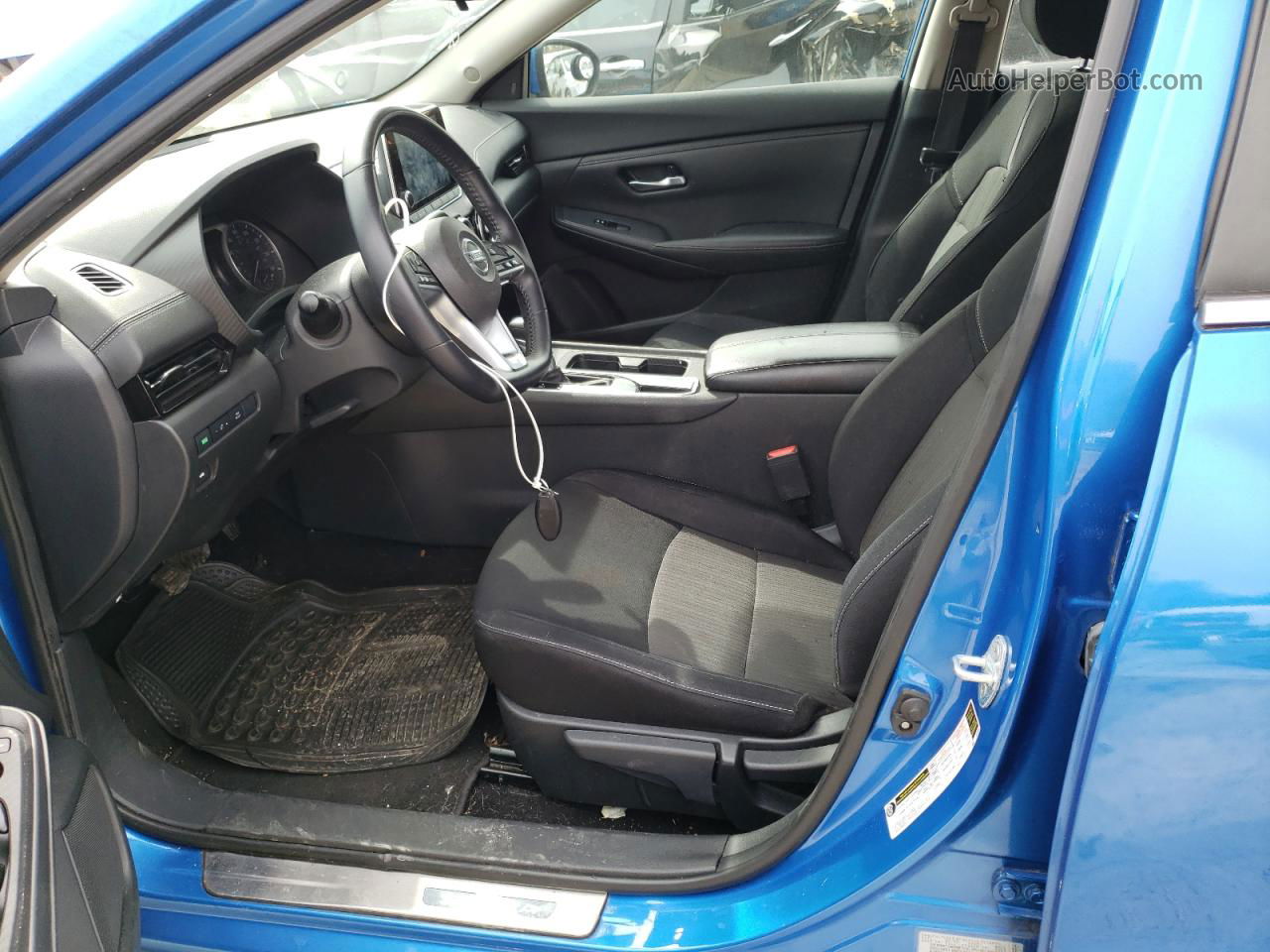 2020 Nissan Sentra Sv Blue vin: 3N1AB8CV5LY222325