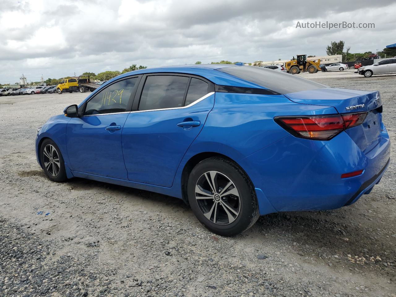 2020 Nissan Sentra Sv Blue vin: 3N1AB8CV5LY238167