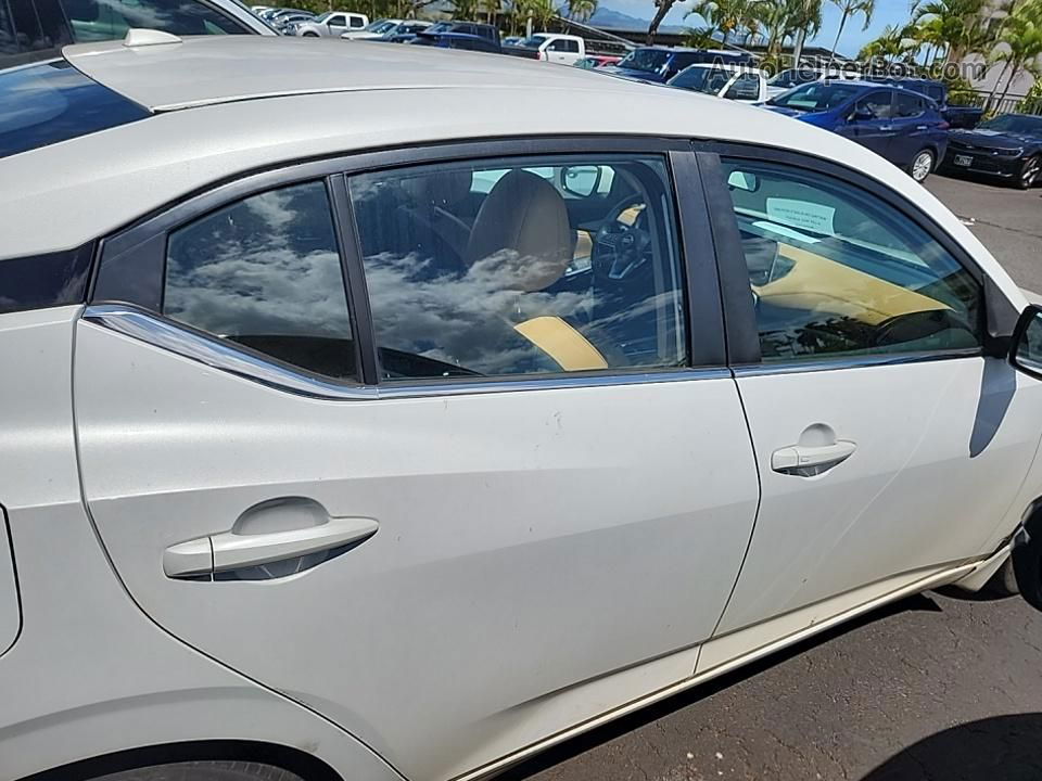 2020 Nissan Sentra Sv White vin: 3N1AB8CV5LY242588