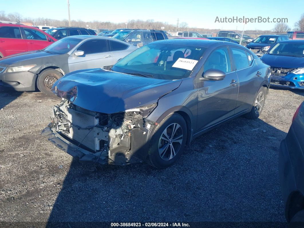 2020 Nissan Sentra Sv Xtronic Cvt Gray vin: 3N1AB8CV5LY289278