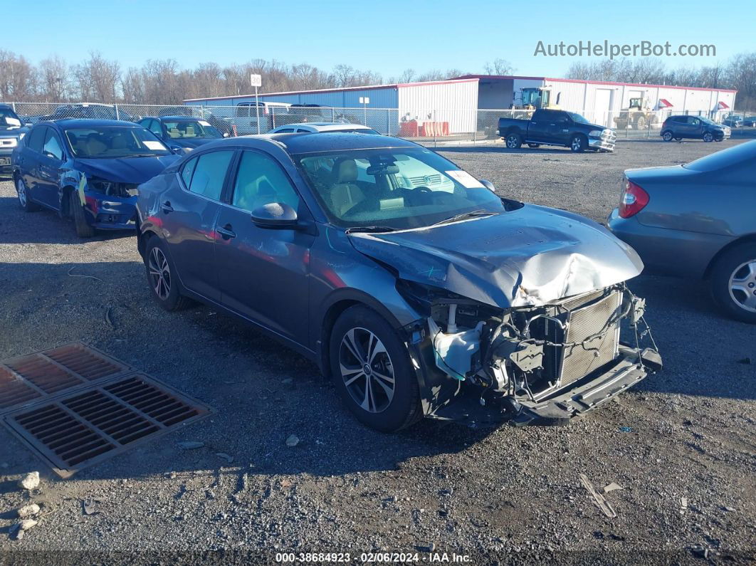 2020 Nissan Sentra Sv Xtronic Cvt Gray vin: 3N1AB8CV5LY289278