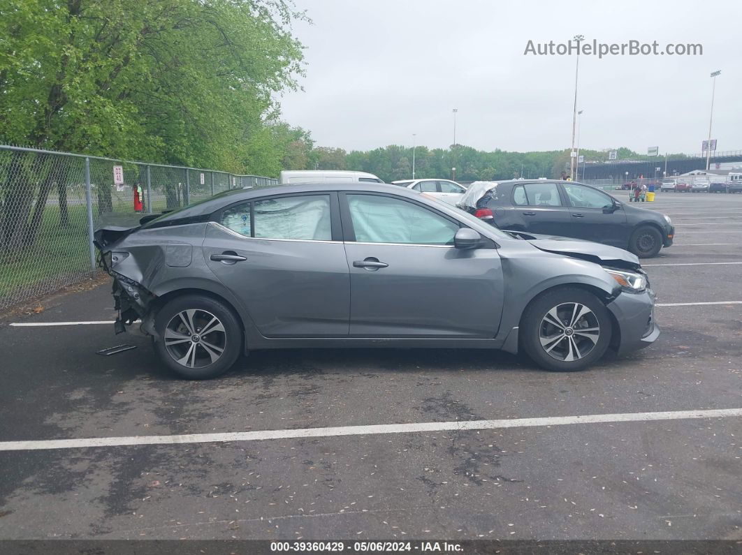 2020 Nissan Sentra Sv Xtronic Cvt Gray vin: 3N1AB8CV5LY301865