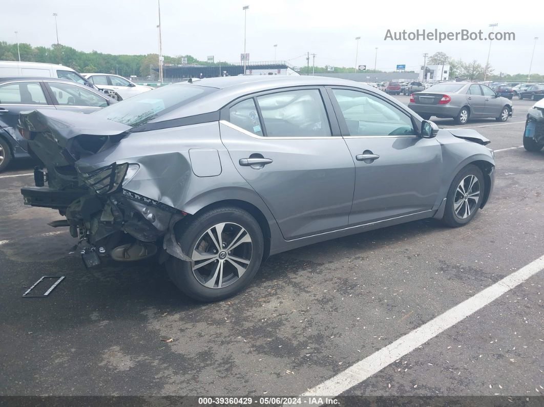 2020 Nissan Sentra Sv Xtronic Cvt Gray vin: 3N1AB8CV5LY301865