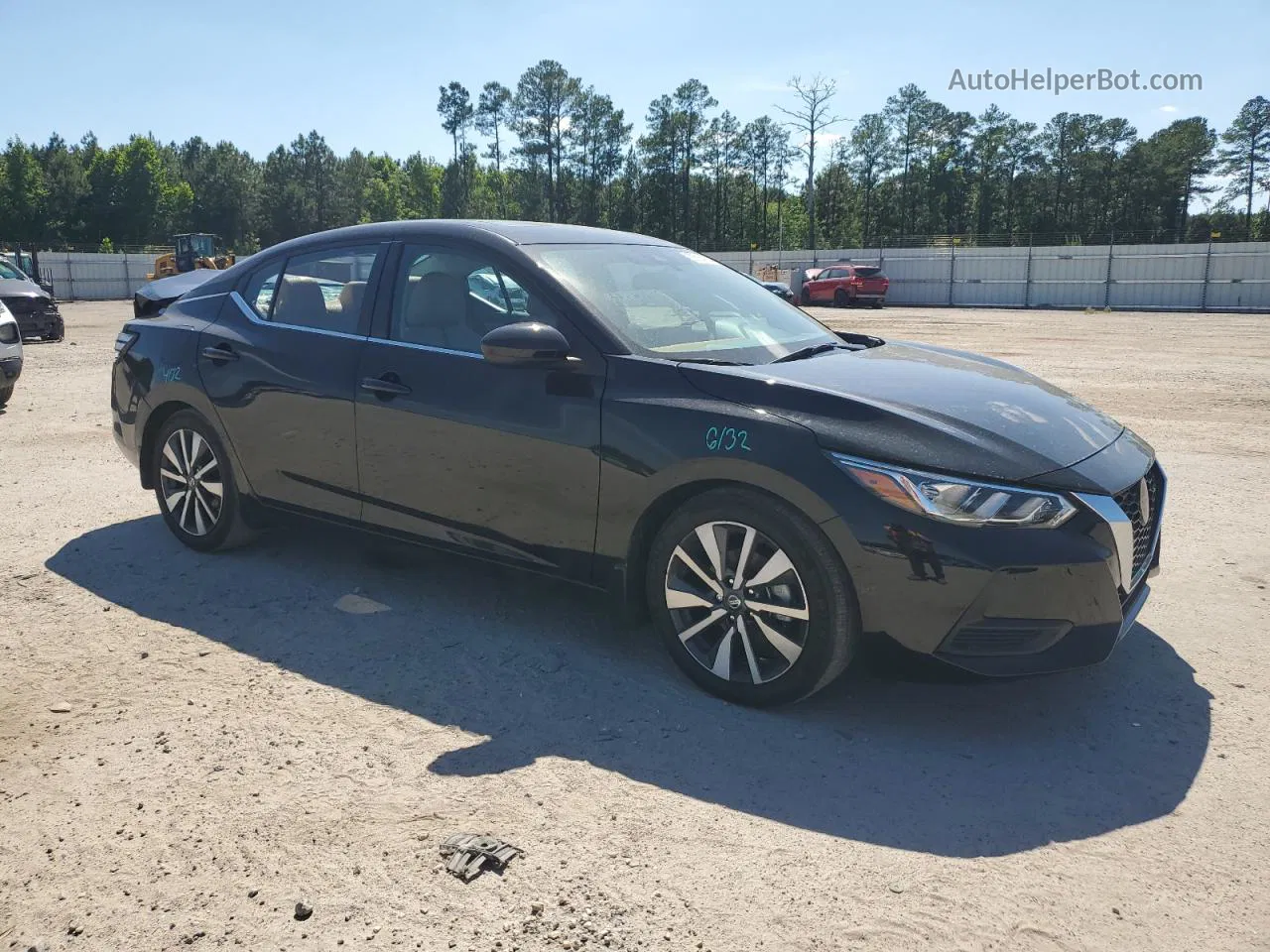 2021 Nissan Sentra Sv Black vin: 3N1AB8CV5MY206367