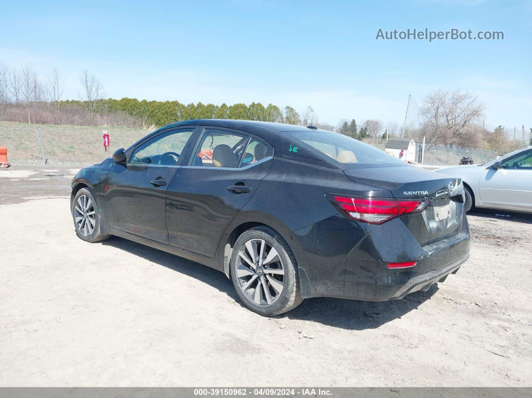 2021 Nissan Sentra Sv Xtronic Cvt Black vin: 3N1AB8CV5MY207583