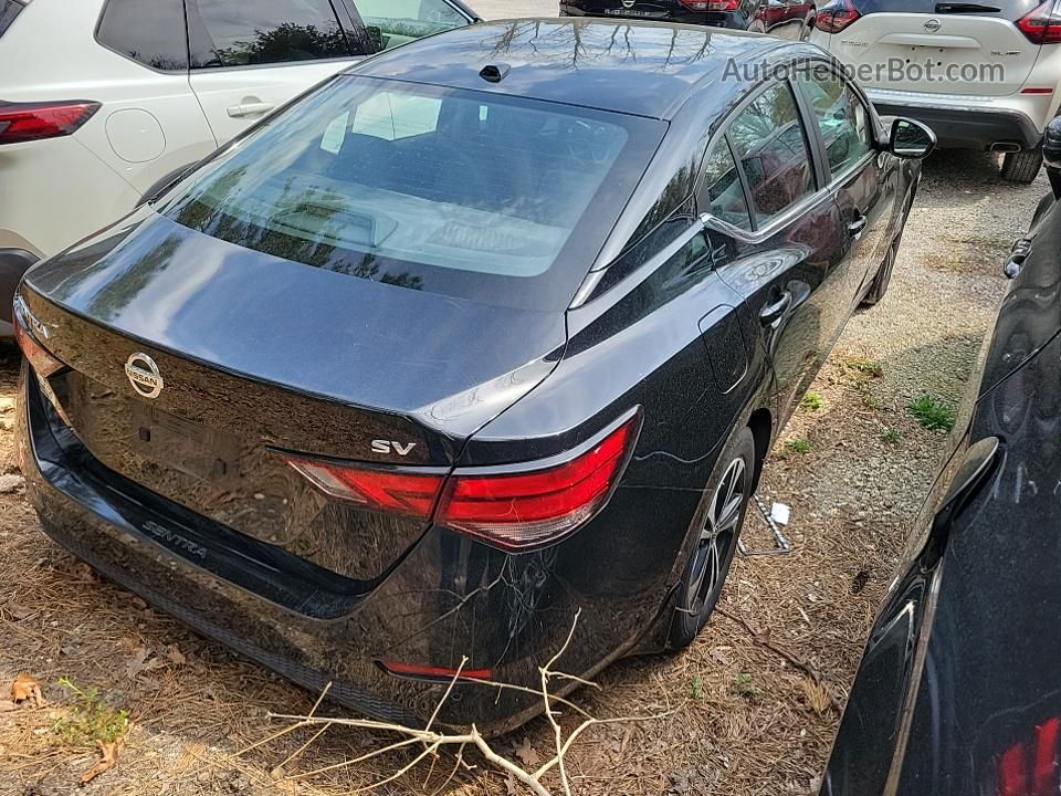 2021 Nissan Sentra Sv Black vin: 3N1AB8CV5MY265225