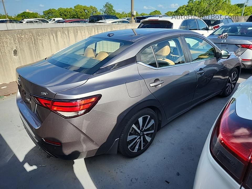 2021 Nissan Sentra Sv Gray vin: 3N1AB8CV5MY313192