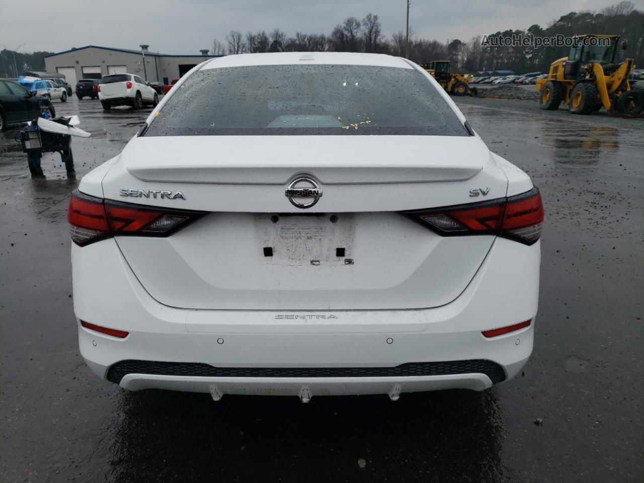 2021 Nissan Sentra Sv White vin: 3N1AB8CV5MY325066