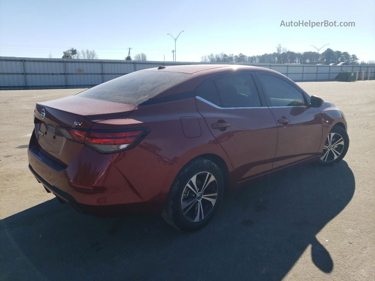 2023 Nissan Sentra Sv Red vin: 3N1AB8CV5PY297600