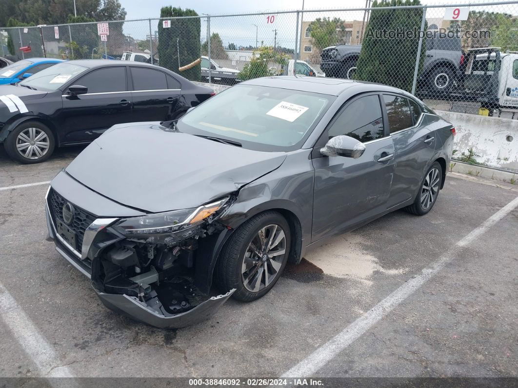 2020 Nissan Sentra Sv Xtronic Cvt Gray vin: 3N1AB8CV6LY243068