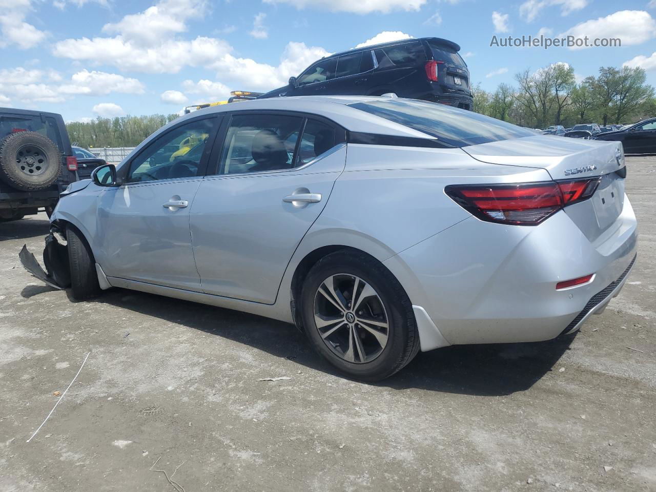 2020 Nissan Sentra Sv Silver vin: 3N1AB8CV6LY253129