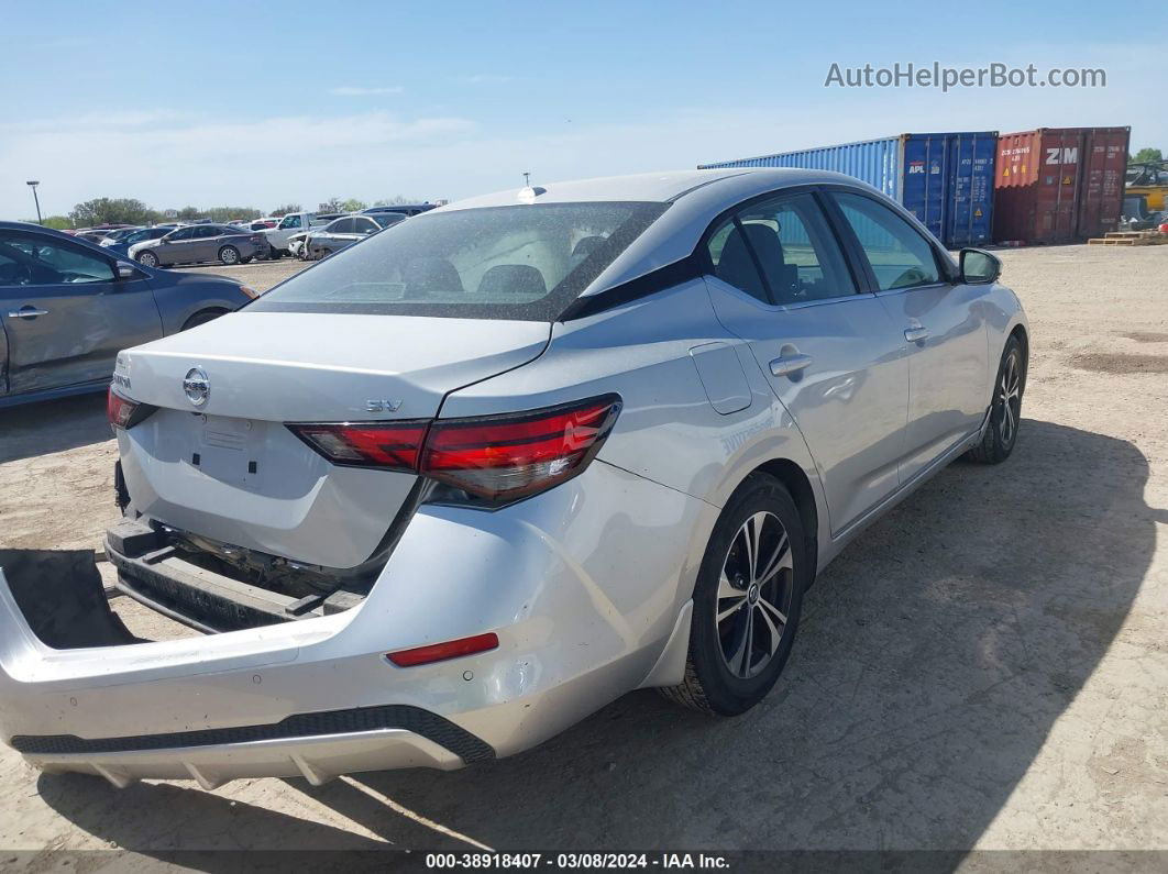 2020 Nissan Sentra Sv Xtronic Cvt Silver vin: 3N1AB8CV6LY264065