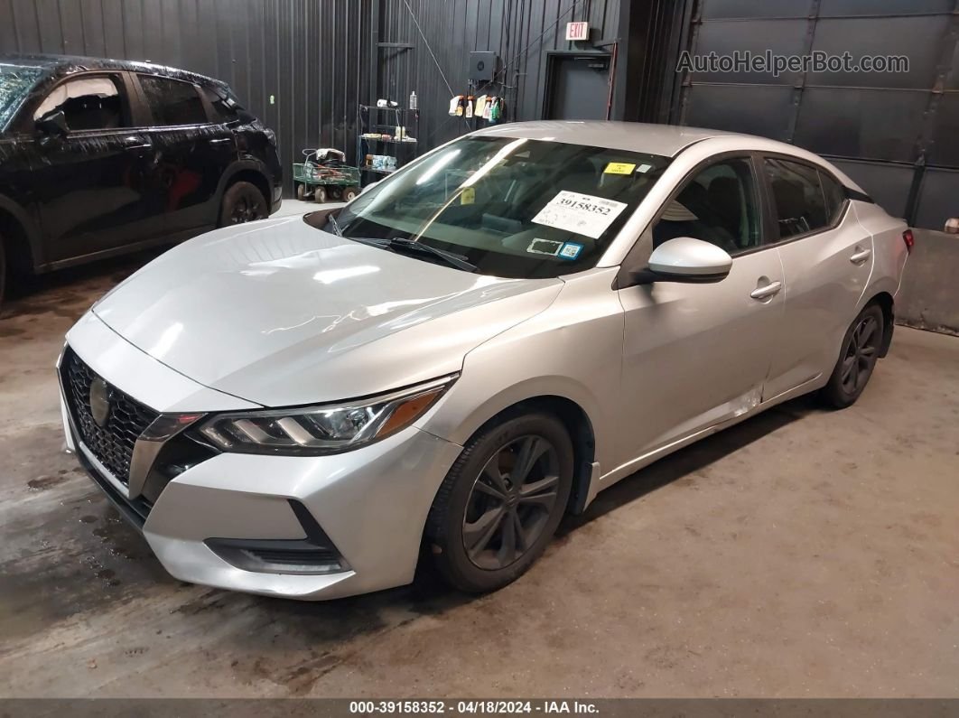 2020 Nissan Sentra Sv Xtronic Cvt Silver vin: 3N1AB8CV6LY268455