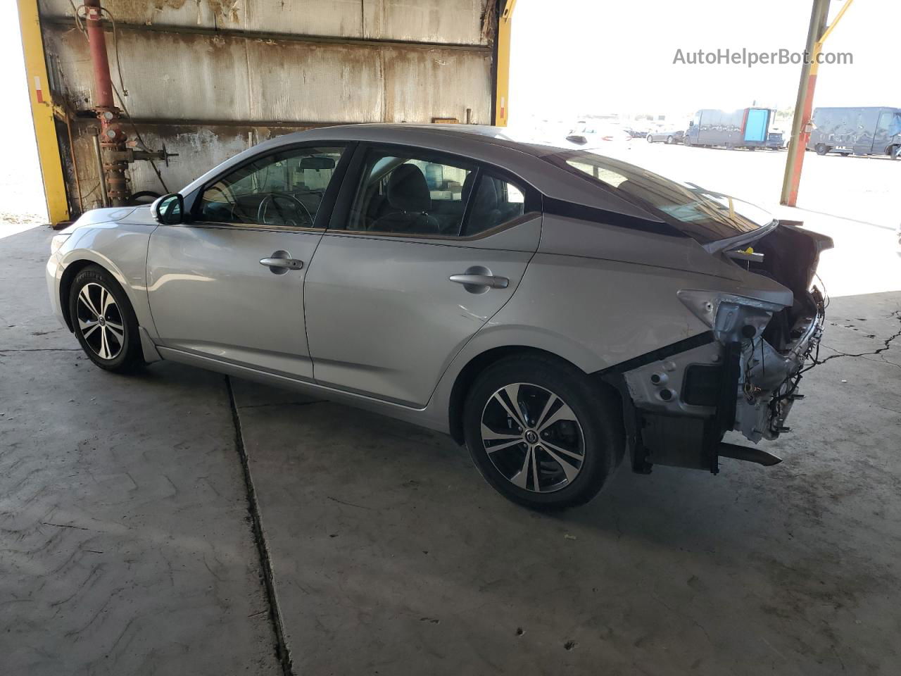 2020 Nissan Sentra Sv Silver vin: 3N1AB8CV6LY299995