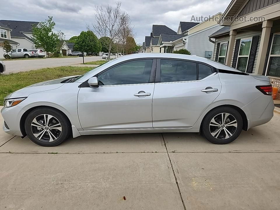 2021 Nissan Sentra Sv Черный vin: 3N1AB8CV6MY224571