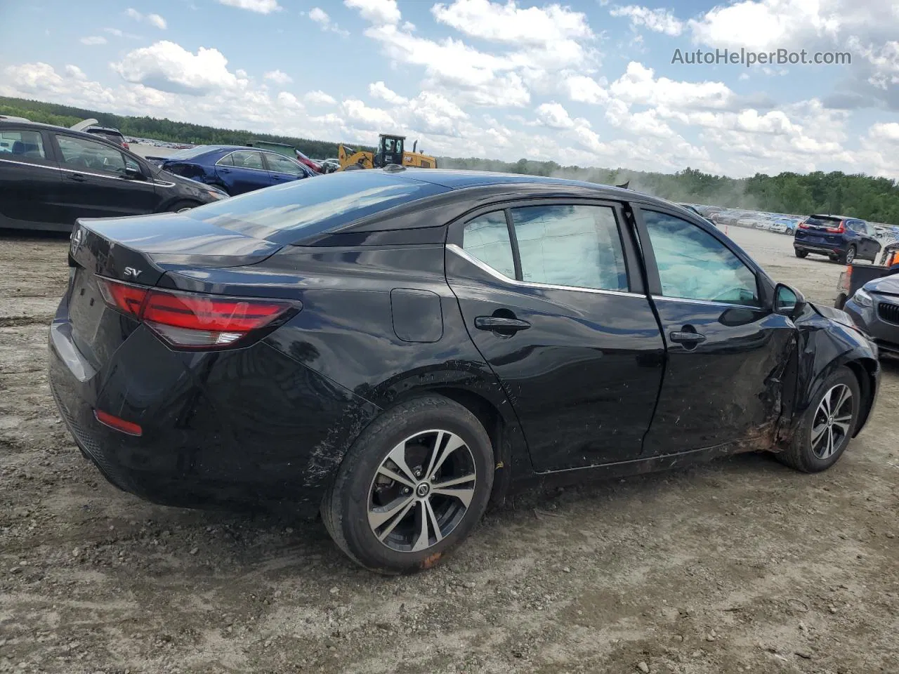 2021 Nissan Sentra Sv Black vin: 3N1AB8CV6MY238017