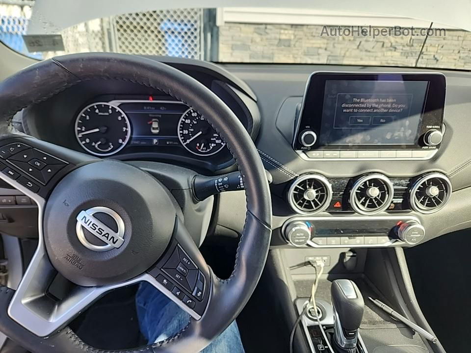 2021 Nissan Sentra Sv Серебряный vin: 3N1AB8CV6MY240981