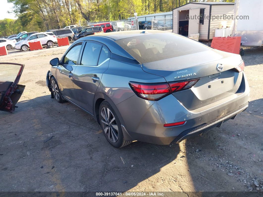 2021 Nissan Sentra Sv Xtronic Cvt Gray vin: 3N1AB8CV6MY247378