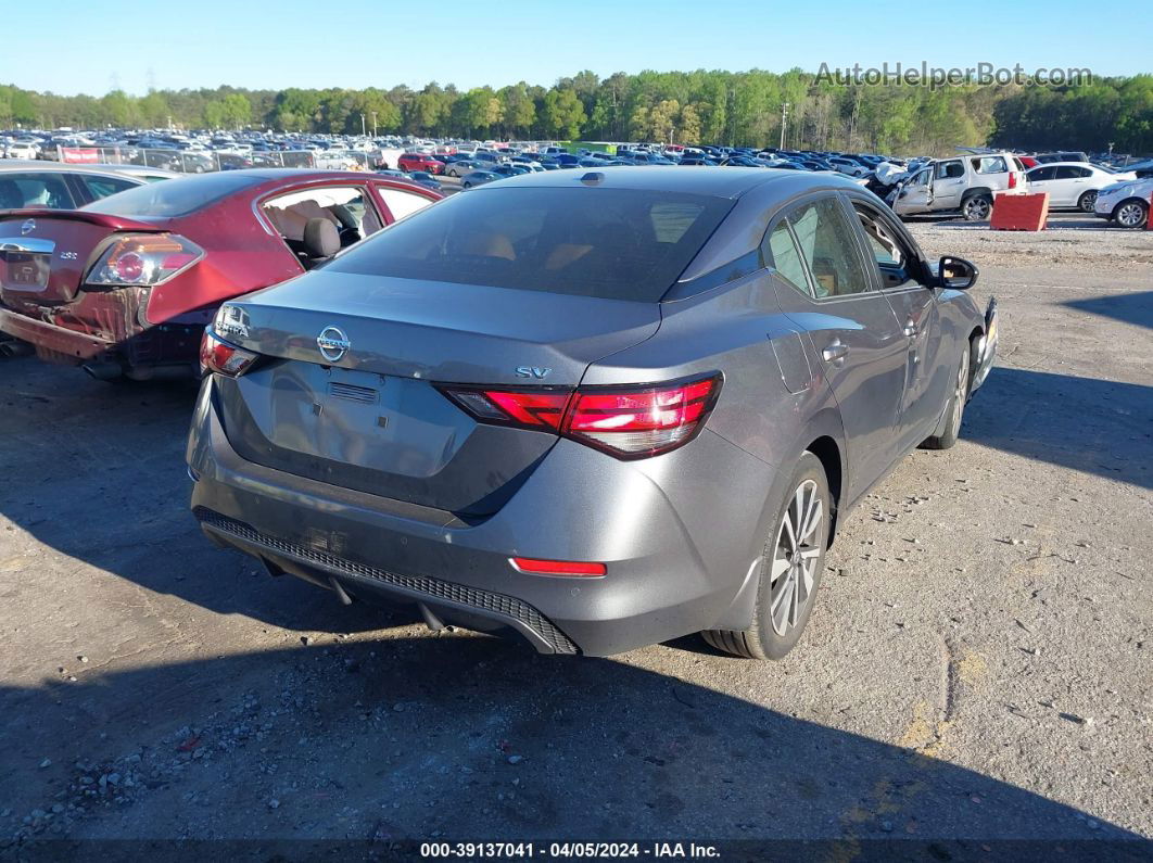 2021 Nissan Sentra Sv Xtronic Cvt Gray vin: 3N1AB8CV6MY247378