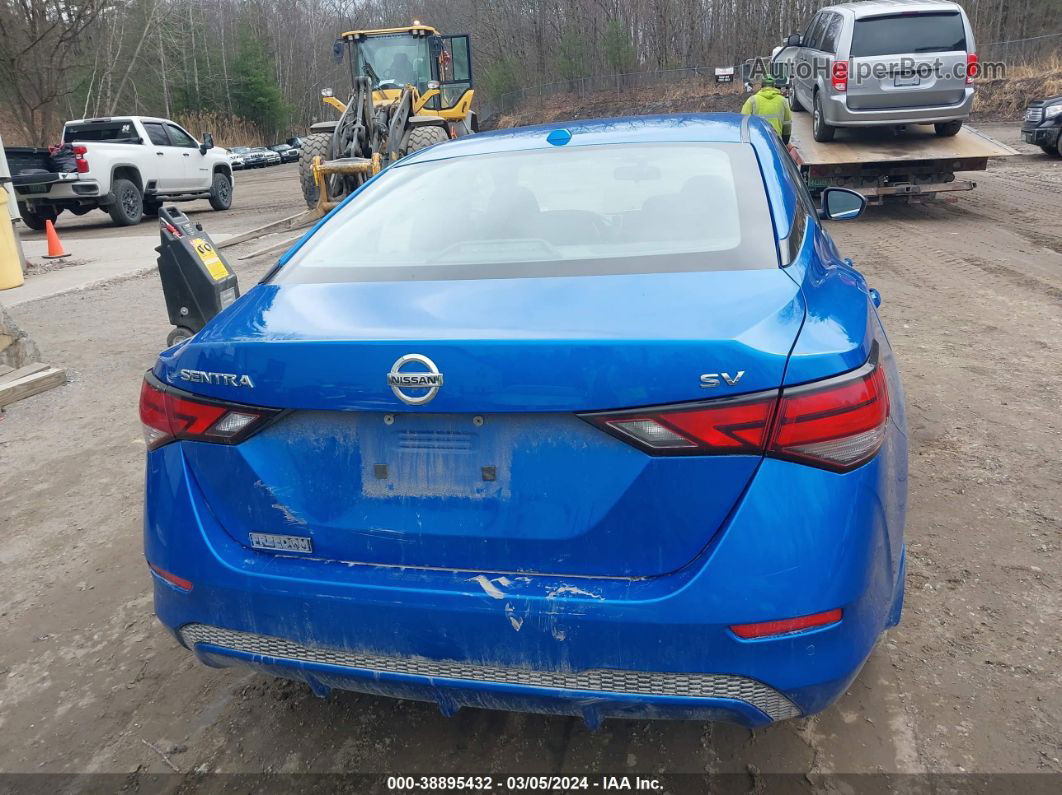 2021 Nissan Sentra Sv Xtronic Cvt Blue vin: 3N1AB8CV6MY292448