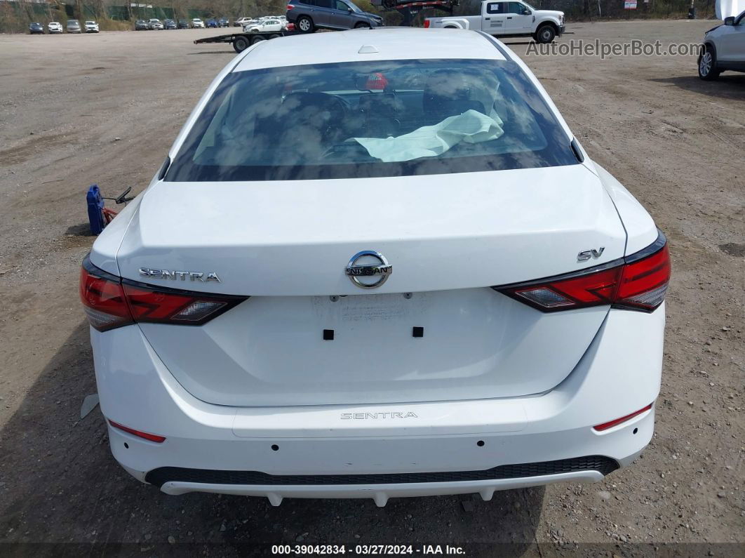 2021 Nissan Sentra Sv Xtronic Cvt White vin: 3N1AB8CV6MY324489