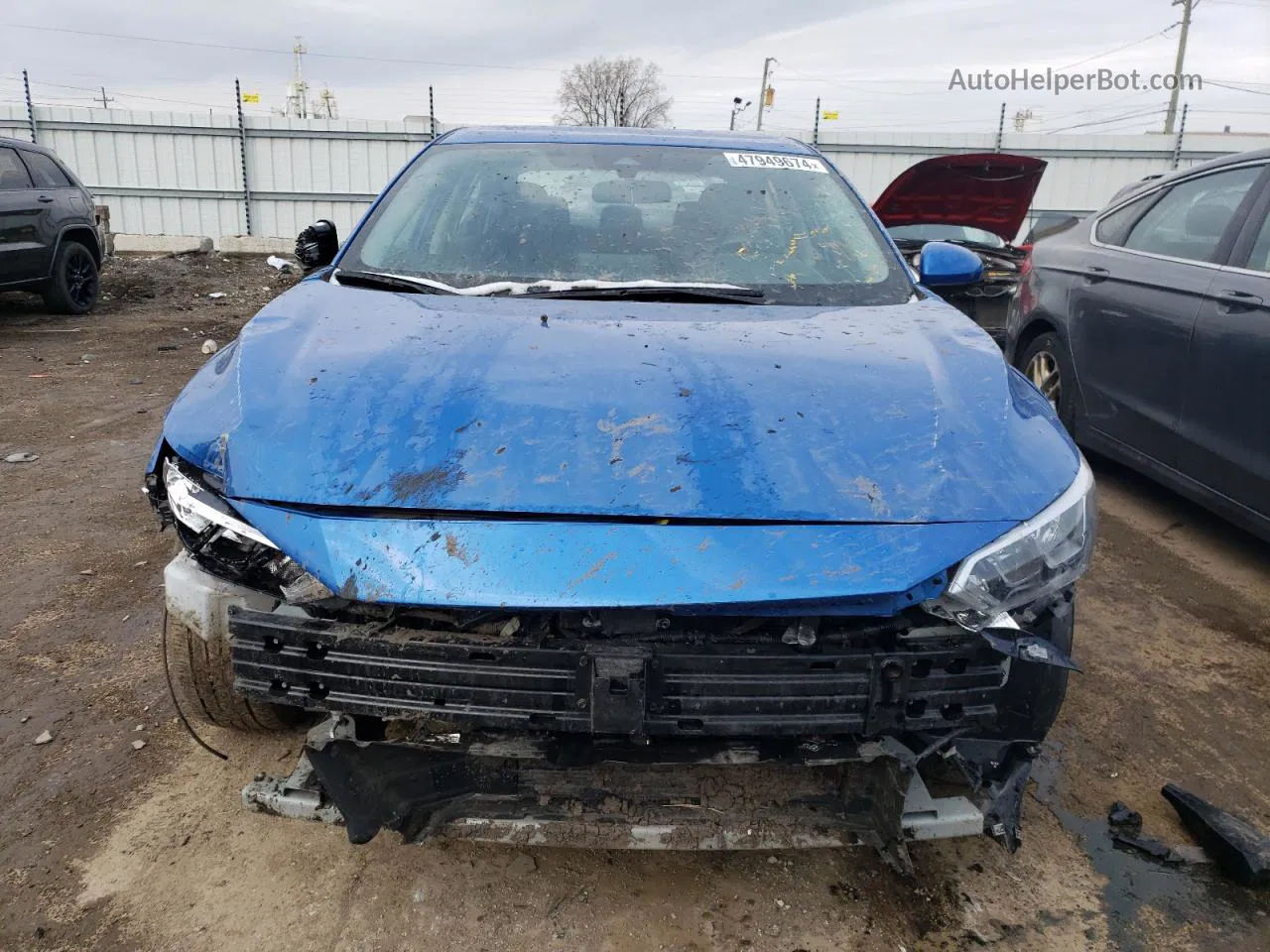 2023 Nissan Sentra Sv Blue vin: 3N1AB8CV6PY246882