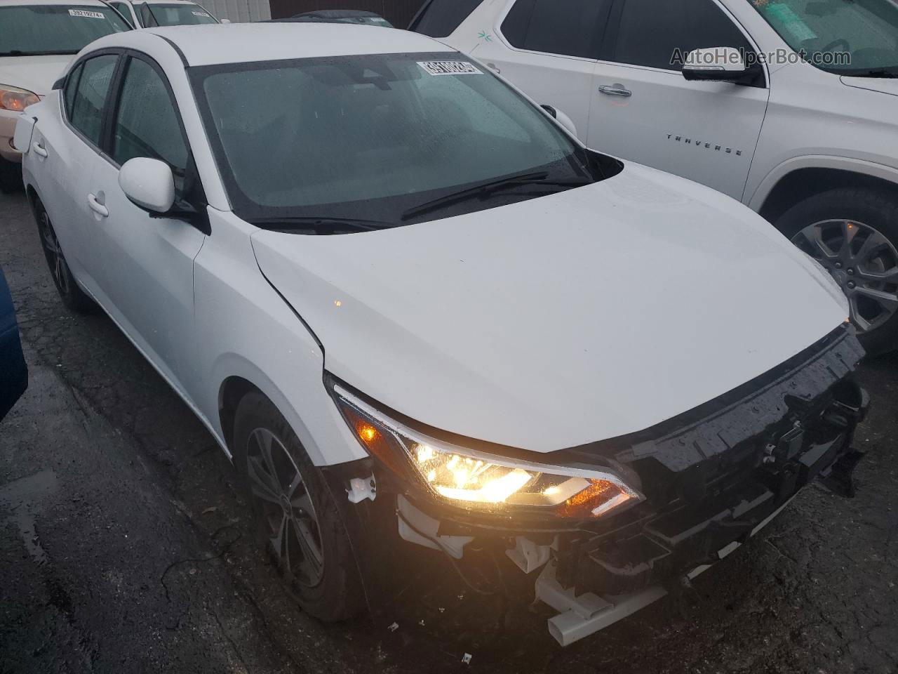 2023 Nissan Sentra Sv White vin: 3N1AB8CV6PY286606