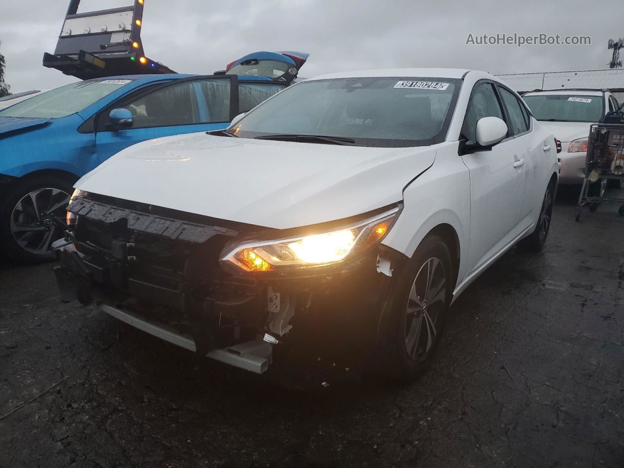 2023 Nissan Sentra Sv White vin: 3N1AB8CV6PY286606